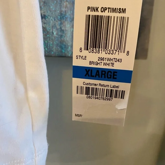 NWT Karen Scott 3/4 Sleeve T-Shirt with Beautiful Flowers and Print - Picture 6 of 11